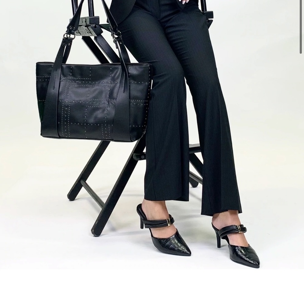 Offline Brand NWT Size 9 Black Mini Heels
